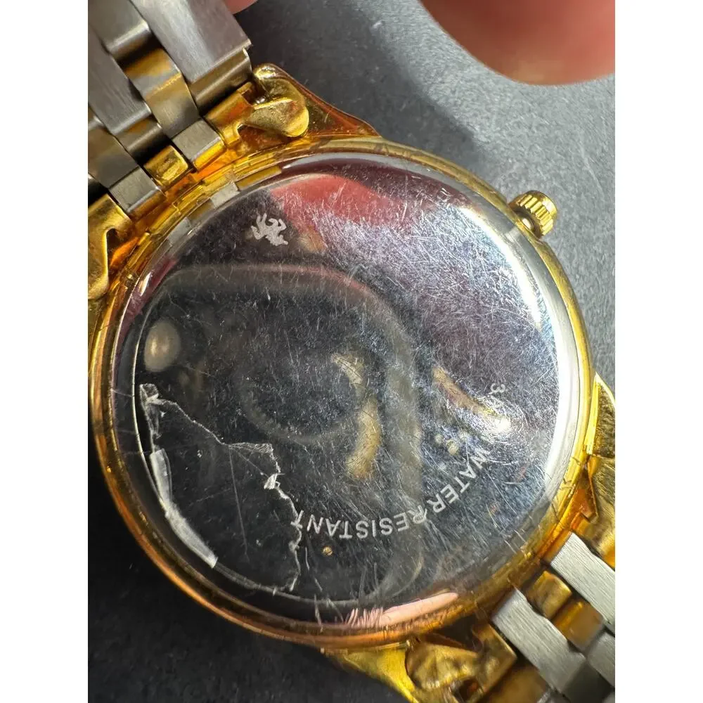 CSI Swiss 23 Karat Gold Plated Dial Christopher University Ladies Wrist Watch